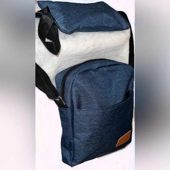 🎒3 PC QUALITY 📚BOOK BAG SET, Brand New NWT, Denim Blue, Padded for Comfort - Picture 12 of 13